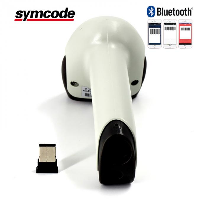 Ασύρματος ανιχνευτής γραμμωτών κωδίκων Bluetooth CCD Symcode με το ανθεκτικό πλαστικό υλικό σιλικόνης