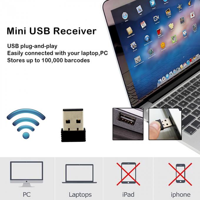 650 φορητός κώδικας αποθήκευσης δεκτών αναγνωστών USB ανιχνευτών γραμμωτών κωδίκων NM επάνω 5000