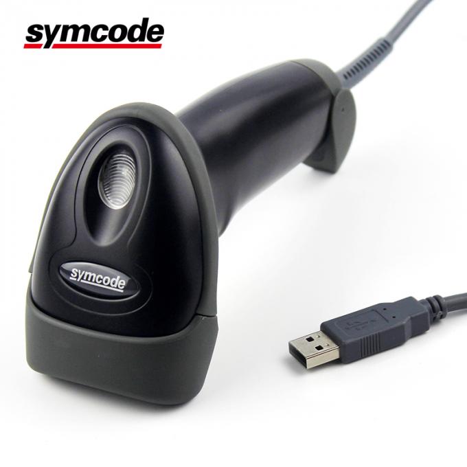 Ανιχνευτής λέιζερ Symcode 1D, φορητός ανιχνευτής γραμμωτών κωδίκων με τις εντολές υποστήριξης στάσεων